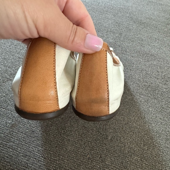 Frau Leather Ballerina Bow Flats Slip On Shoes EUR 39 US 8 Made in Italy Comfort - Picture 10 of 10